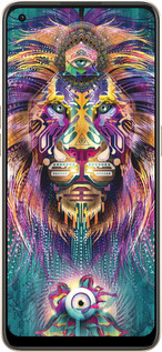 Силиконовый чехол Люминесцентный лев для Oppo Reno8 5G - 4037u-2614 изображение 