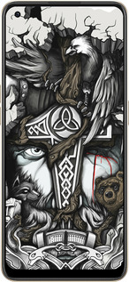 Силіконовий чехол Тату Вікінг для Oppo Reno8 5G - 4098u-2614 изображение 