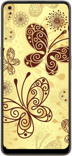 Силиконовый чехол Красивые бабочки для Oppo Reno8 5G - 4170u-2614 изображение 