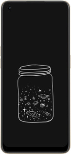 Силиконовый чехол Космос в банке для Oppo Reno8 5G - 4297u-2614 изображение 