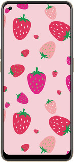 Силіконовий чехол Полунички для Oppo Reno8 5G - 4332u-2614 изображение 