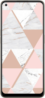 Силиконовый чехол Мраморная симметрия для Oppo Reno8 5G - 4344u-2614 изображение 