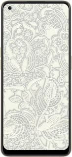 Силиконовый чехол Белое кружево для Oppo Reno8 5G - 4383u-2614 изображение 