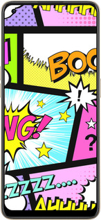 Силиконовый чехол Комикс 1 для Oppo Reno8 5G - 4407u-2614 изображение 