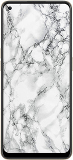 Силиконовый чехол Мрамор белый для Oppo Reno8 5G - 4480u-2614 изображение 