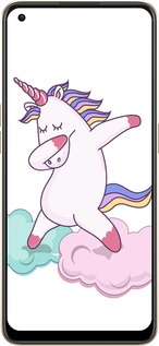 Силиконовый чехол Единорог для Oppo Reno8 5G - 4702u-2614 изображение 