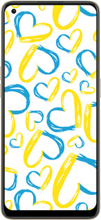 Силиконовый чехол Сердца UA для Oppo Reno8 5G - 5292u-2614 изображение 