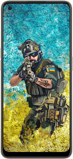 Силиконовый чехол Воин ЗСУ для Oppo Reno8 5G - 5311u-2614 изображение 