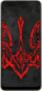 Силиконовый чехол Герб Украины v4 для Oppo Reno8 5G - 5319u-2614 изображение 