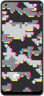 Силиконовый чехол Пиксельный камуфляж для Oppo Reno8 5G - 5481u-2614 изображение 