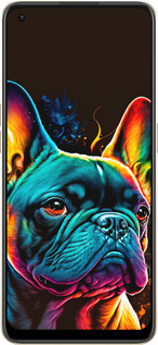 Силіконовий чехол Яскравий бульдог для Oppo Reno8 5G - 5547u-2614 изображение 