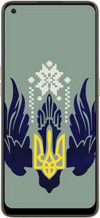 Силиконовый чехол Тризуб с крыльями для Oppo Reno8 5G - 5640u-2614 изображение 