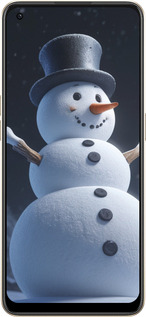 Силиконовый чехол Снеговик для Oppo Reno8 5G - 5826u-2614 изображение 