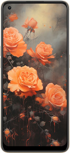 Силиконовый чехол Оранжевые розы для Oppo Reno8 5G - 5944u-2614 изображение 