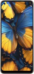 Силіконовий чехол Жовто-блакитні метелики для Oppo Reno8 5G - 6046u-2614 изображение 