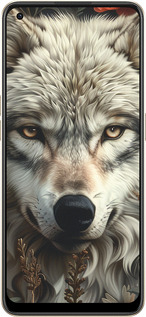 Силіконовий чехол Вовчий погляд для Oppo Reno8 5G - 6066u-2614 изображение 