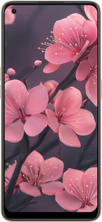 Силіконовий чехол Пурпурова сакура для Oppo Reno8 5G - 6075u-2614 изображение 
