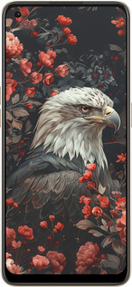 Силиконовый чехол Цветочный страж для Oppo Reno8 5G - 6102u-2614 изображение 