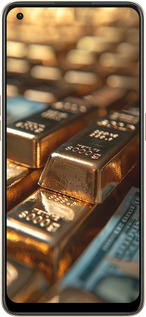 Силиконовый чехол Сияние золота для Oppo Reno8 5G - 6104u-2614 изображение 