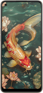 Силиконовый чехол Мелодия Лотоса для Oppo Reno8 5G - 6106u-2614 изображение 