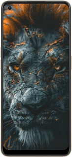 Силіконовий чехол Полум'яний лев для Oppo Reno8 5G - 6153u-2614 изображение 