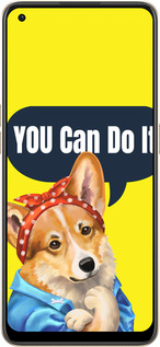 Силиконовый чехол чехол с корги You Can Do It для Oppo Reno8 5G - 6184u-2614 изображение 