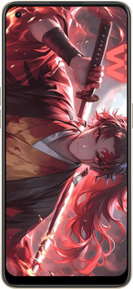 Силиконовый чехол Аниме воин для Oppo Reno8 5G - 6281u-2614 изображение 