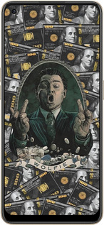 Силиконовый чехол Волк с валл стрит для Oppo Reno8 5G - 6287u-2614 изображение 