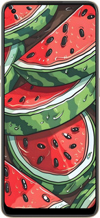 Силіконовий чехол Кавун для Oppo Reno8 5G - 6315u-2614 изображение 