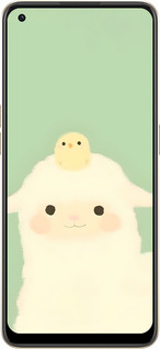 Силиконовый чехол Барашек и ципленок для Oppo Reno8 5G - 6369u-2614 изображение 