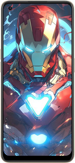 Силиконовый чехол Железный человек для Oppo Reno8 5G - 6372u-2614 изображение 