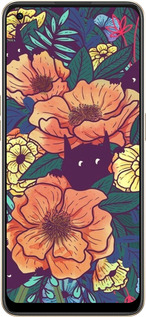 Силиконовый чехол С изображением полевых цветов для Oppo Reno8 5G - 6419u-2614 изображение 