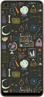 Силиконовый чехол Колдовской принт для Oppo Reno8 5G - 6425u-2614 изображение 