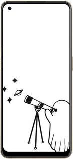 Силиконовый чехол Привидение астроном для Oppo Reno8 5G - 6444u-2614 изображение 