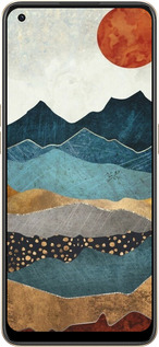 Силиконовый чехол Янтарный закат для Oppo Reno8 5G - 6475u-2614 изображение 