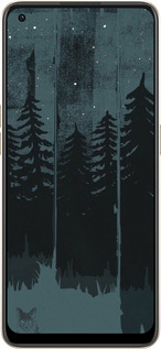 Силиконовый чехол Лиса и ночной лес для Oppo Reno8 5G - 6481u-2614 изображение 