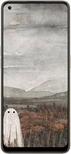 Силиконовый чехол Одинокий призрак на фоне гор для Oppo Reno8 5G - 6486u-2614 изображение 