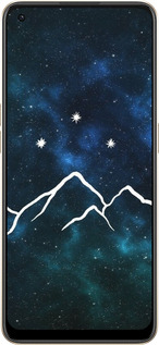 Силиконовый чехол Горы и звезды нарисованы на фоне галактики для Oppo Reno8 5G - 6490u-2614 изображение 