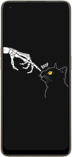 Силиконовый чехол Кошка для Oppo Reno8 5G - 6505u-2614 изображение 