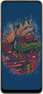 Силиконовый чехол Сердце моря для Oppo Reno8 5G - 6506u-2614 изображение 