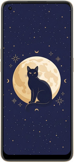 Силиконовый чехол Cute Cat Celestial/Witchy для Oppo Reno8 5G - 6787u-2614 изображение 