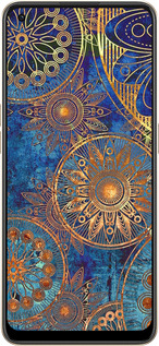 Силиконовый чехол Золотой узор для Oppo Reno8 5G - 678u-2614 изображение 