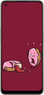 Силиконовый чехол Печенье для Oppo Reno8 5G - 911u-2614 изображение 