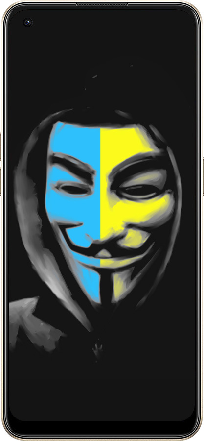 Силіконовий чехол Український анонімус для Oppo Reno8 5G - 1062u-2614 изображение 