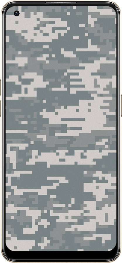 Силиконовый чехол Камуфляж для Oppo Reno8 5G - 1085u-2614 изображение 