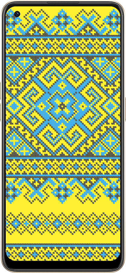 Силиконовый чехол Вышиванка 41 для Oppo Reno8 5G - 1175u-2614 изображение 