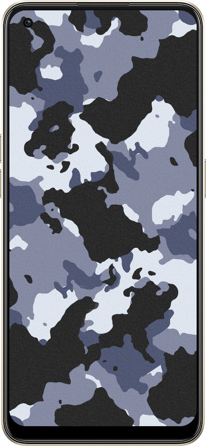 Силиконовый чехол Камуфляж v4 для Oppo Reno8 5G - 1182u-2614 изображение 