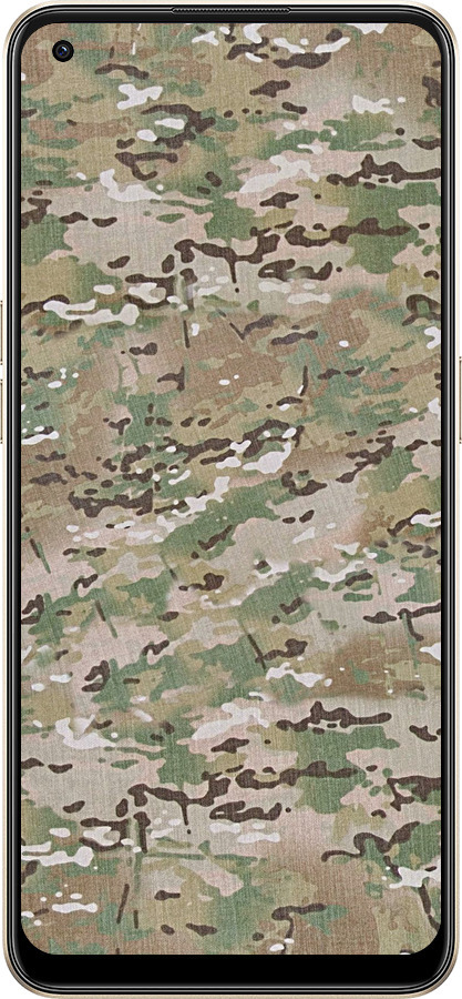 Силиконовый чехол Камуфляж v5 для Oppo Reno8 5G - 1201u-2614 изображение 
