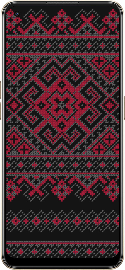 Силиконовый чехол Вышиванка 52 для Oppo Reno8 5G - 1763u-2614 изображение 