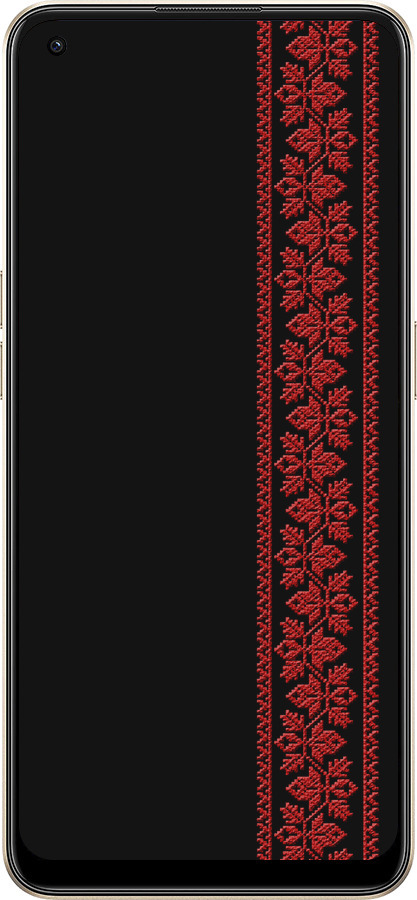 Силиконовый чехол Вышиванка 53 для Oppo Reno8 5G - 2041u-2614 изображение 